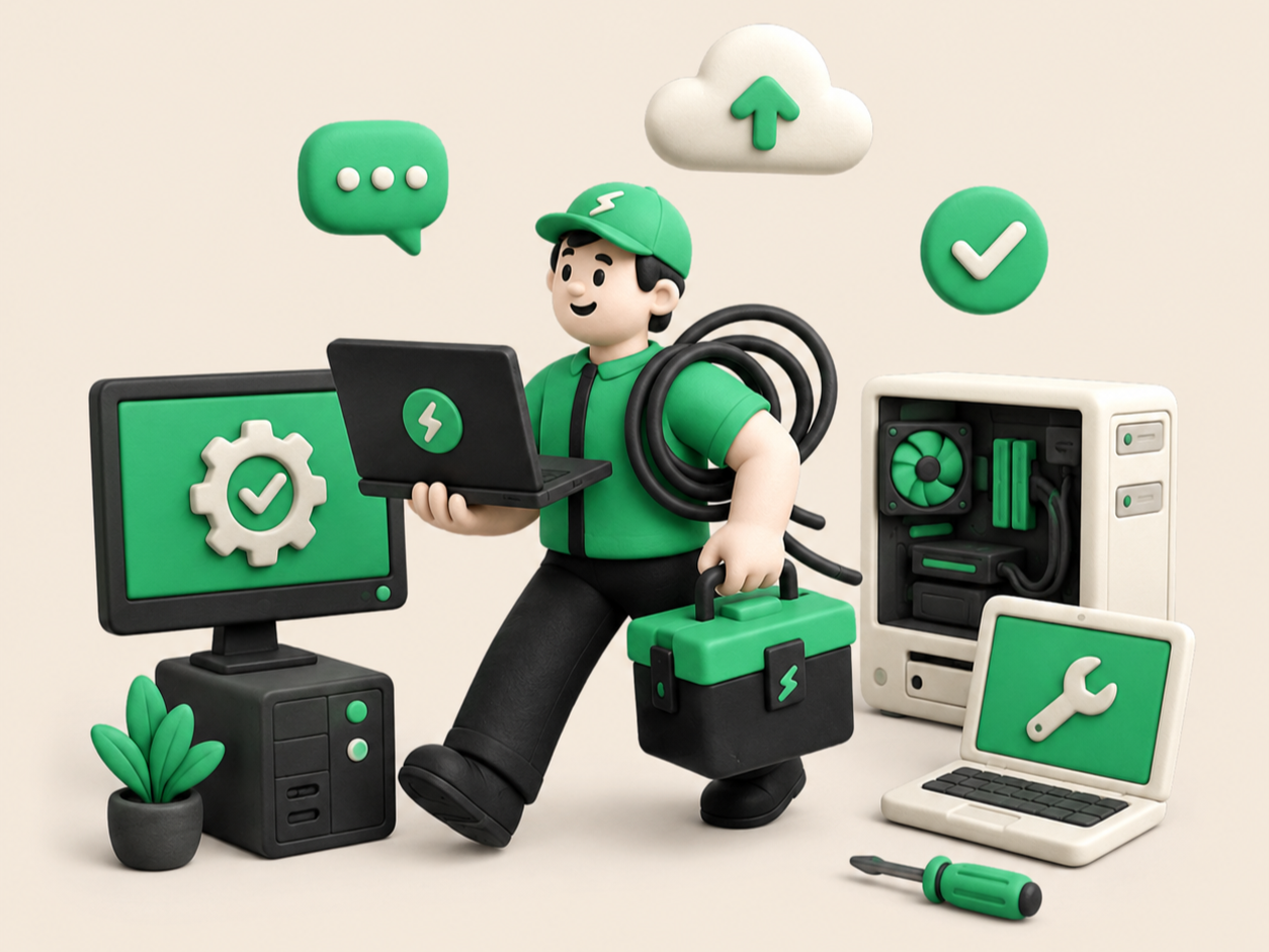 IT-support — illustration